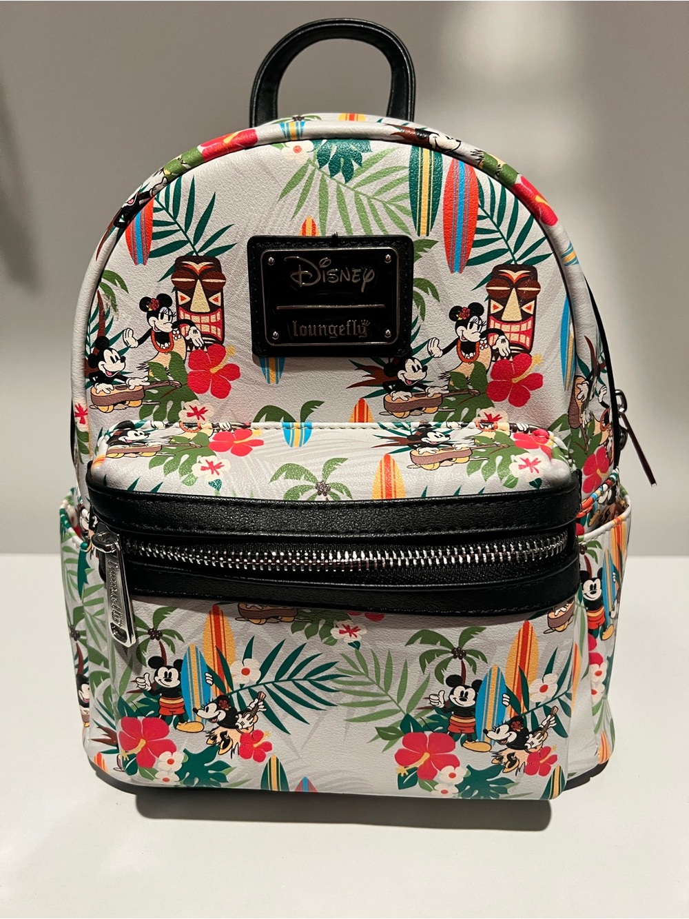 Loungefly Tropical Mickey & Minnie Polynesian bag